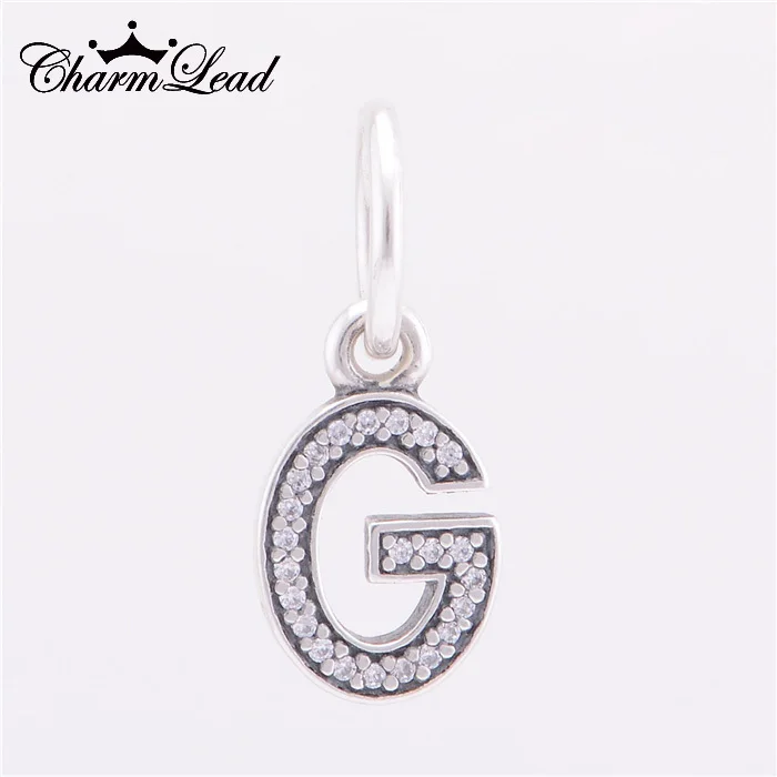 ciondolo pandora originale lettera g ciondolo pandora originale lettera g