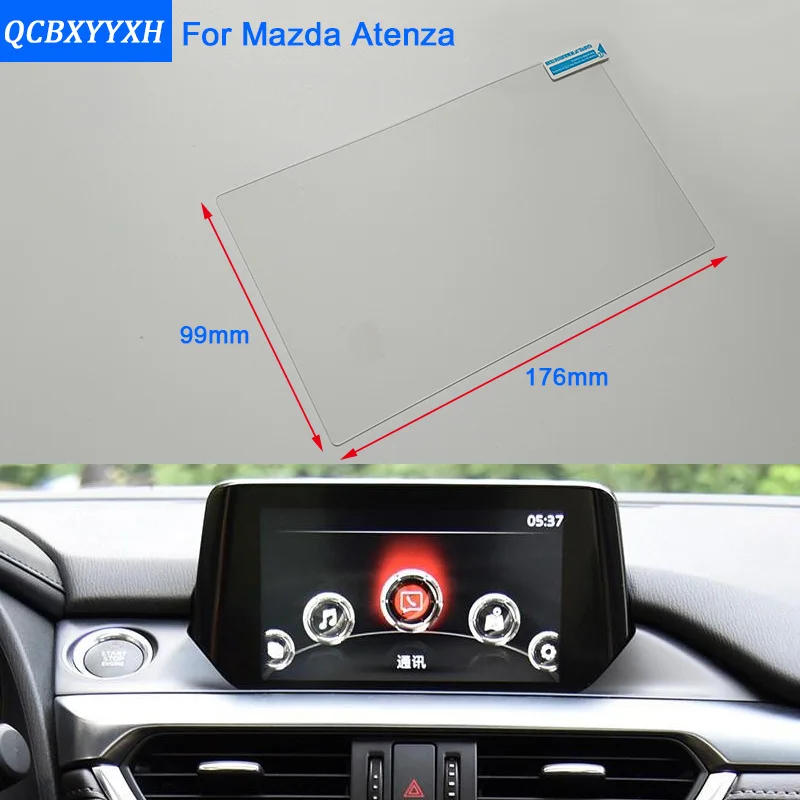 QCBXYYXH для Mazda 3 6 Axela Atenza Стайлинг автомобиля GPS навигация экран стеклянная защитная