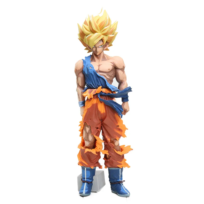 MSP Chocolate Ver Black Son Gohan Goku Вегета из ПВХ фигурка мастер звезда кусок Dragon Ball Z фигурка Коллекционная модель куклы - Цвет: manga 34cm opp