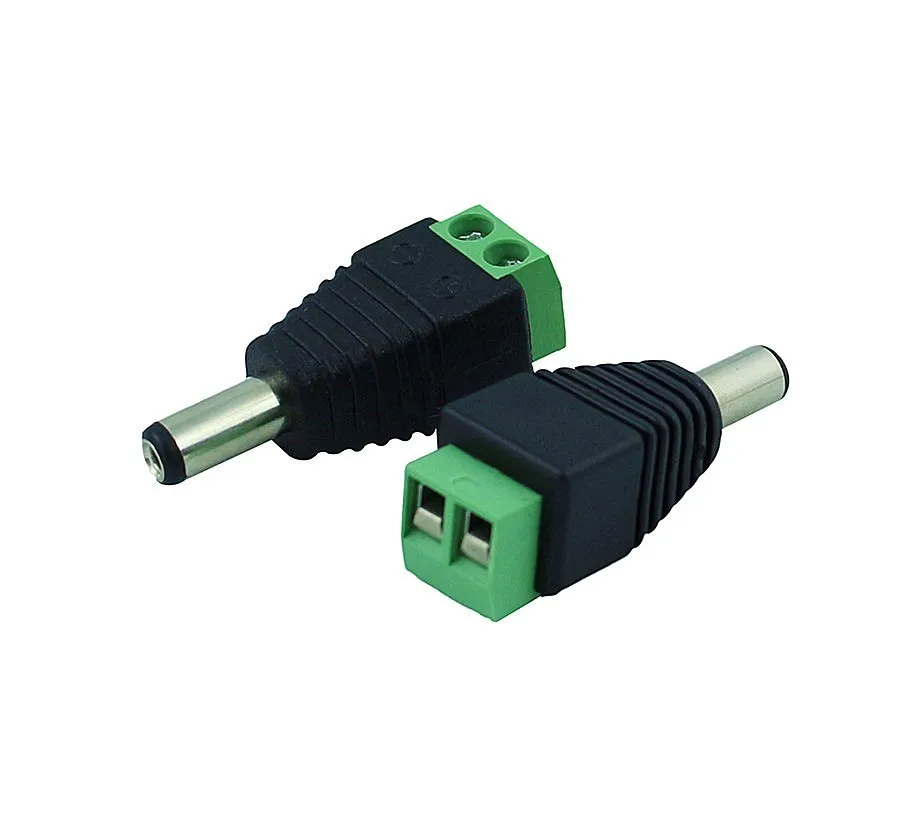 AHWVSE 1 пара 2 1x5 5 штекер питания постоянного тока/x гнездовой адаптер тока для