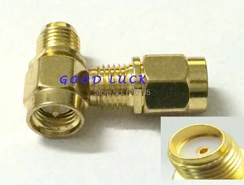

100pcs/lot RF Straight SMA M/F Male Female Connector Adapter