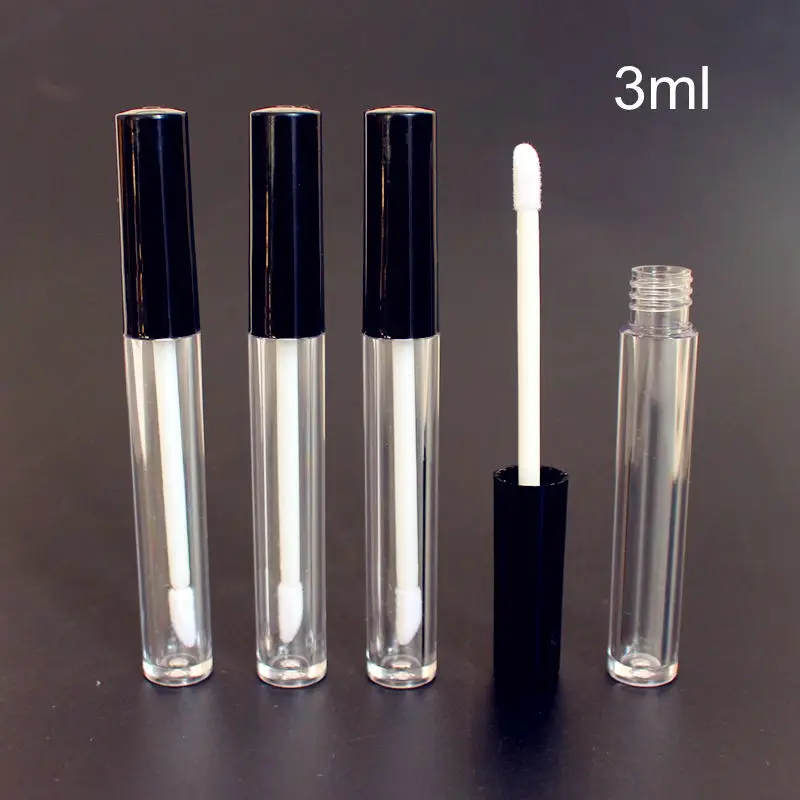 High Quality 50pcs 3ml Plastic Lip Gloss Tube Small Lipstick Tube with