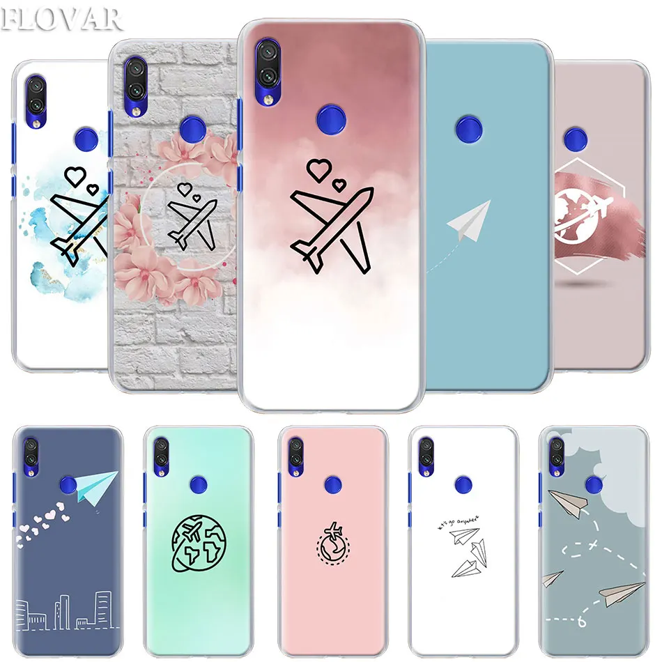 

Travel the world paper plane aircraft Phone Case for Xiaomi Redmi 7 5 6 Pro Note 7 Pro 5 5A 6 Mi A1 A2 8 Lite 9 Case Coque