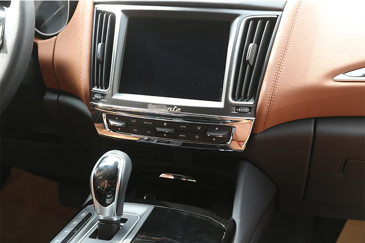 ABS пластик для Maserati Levante автомобильный Стайлинг ABS центральный режим управления рамка Крышка отделка стикер аксессуары