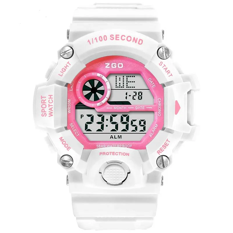 

ZGO Brand Luxury Women Sport Watch Ladies Fashion LED Digital Wrist watch Women Sport Clock Montre Femme reloj mujer