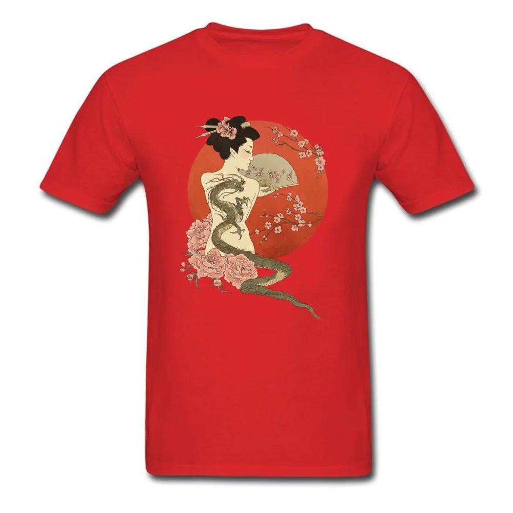 A dragons Tale Funny T-shirts for Men All Cotton Autumn T Shirt Fitness Tight Tops T Shirt Short Sleeve Funky Round Neck A dragons Tale red