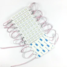 Инъекции Цвет ABS Пластик 5730 Светодиодные модули SMD DC12V 5 светодиодный модуль белый/теплый белый/красный/зеленый/синий Водонепроницаемый