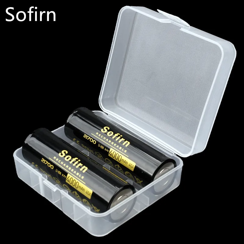 Sofirn 21700 4000mah перезаряжаемая литиевая батарея 40A 3,7 V 10C разрядные батареи высокой мощности