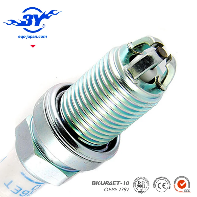 

4pcs/lot . BKUR6ET-10 2397 Car Spark Plugs For AUDI A6 VW Bora Passat 1.8L Golf 1.6L E5 Nickel Alloy