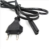 Cable de alimentación de 2 clavijas para ordenador portátil, enchufe europeo, Cable de alimentación, IEC 320, IEC320, C7, 1 Uds. ► Foto 2/3