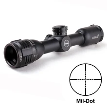 LEBO 6x32 AO Mil Dot Glass Etched Reticle Compact Lock Tactical Optical Sight Rifle Scope For