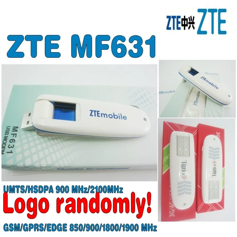 Открыл ZTE mf631 3G 7.2 м USB Dongle беспроводного модема плюс 3G антенны