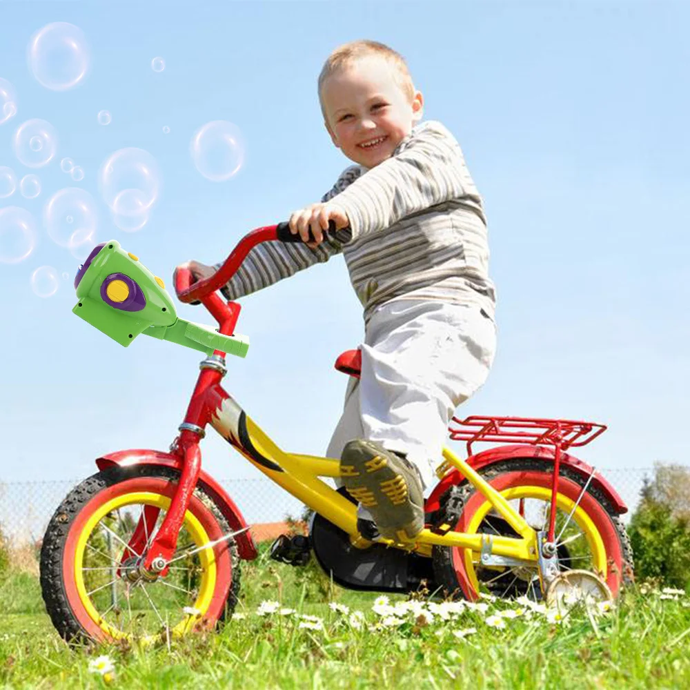 Пузырчатая воздуходувка машина игрушка Детское Мыло вода пузырьковый велосипед мультфильм воды пузырьковый подарок для детей ручной
