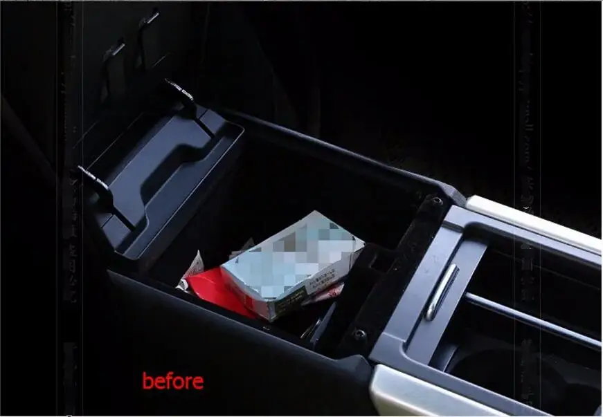 

Lapetus Plastic Central Storage Pallet Armrest Container Box Kit Accessories Interior Fit For Range Rover Evoque 2012 - 2015