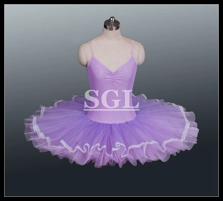 Free Shipping Adult Sequin Bodies Camisole Leotard Practice Tutu Skirt