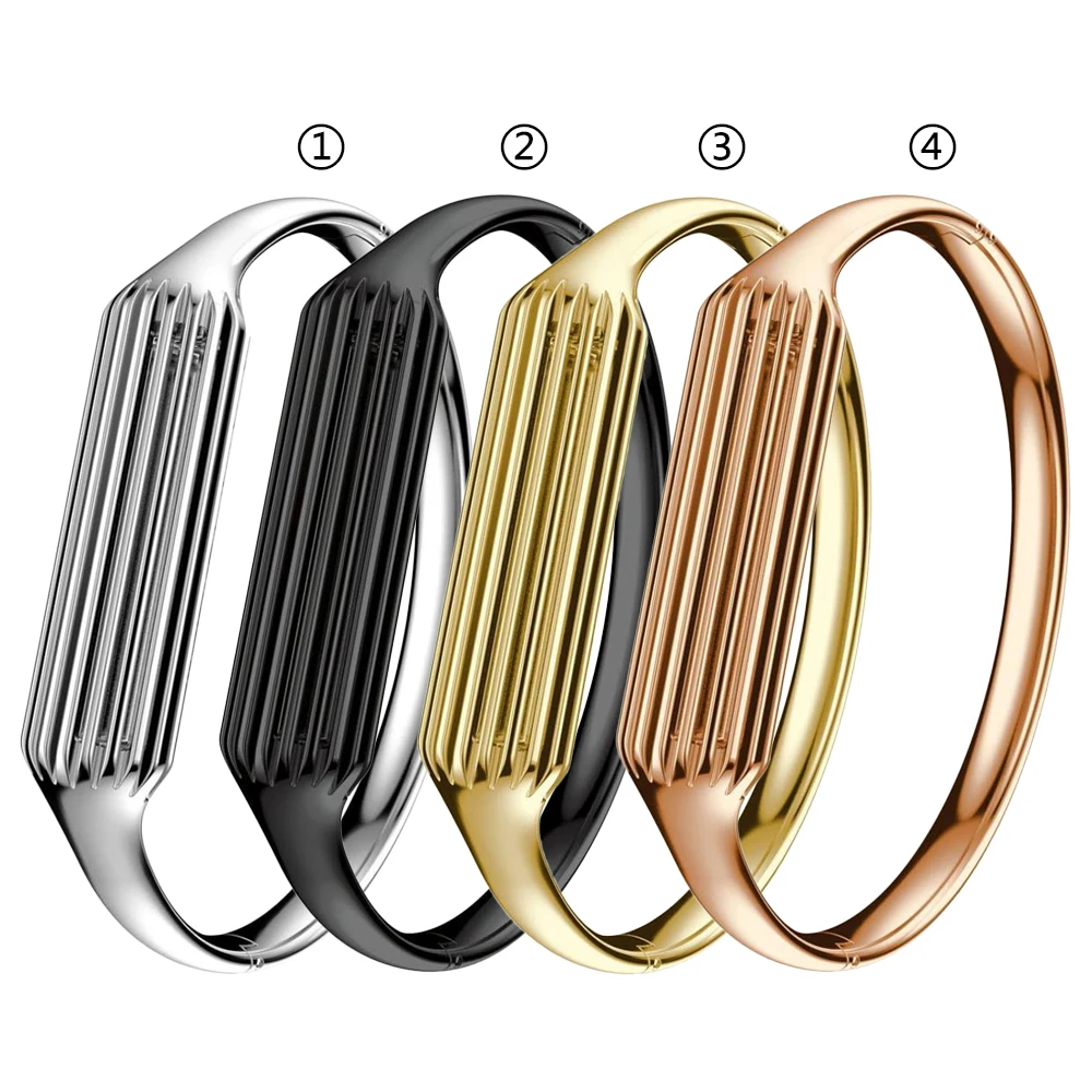 For Fitbit Flex 2 Stainless Steel Metal Watch Band Accessory Bangle Wrist Strap