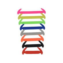 Серповидный Тип шнурки Креативный дизайн шнурки без галстука эластичный силиконовый ботинок кружева Спортивная повседневная обувь аксессуары кроссовки струны