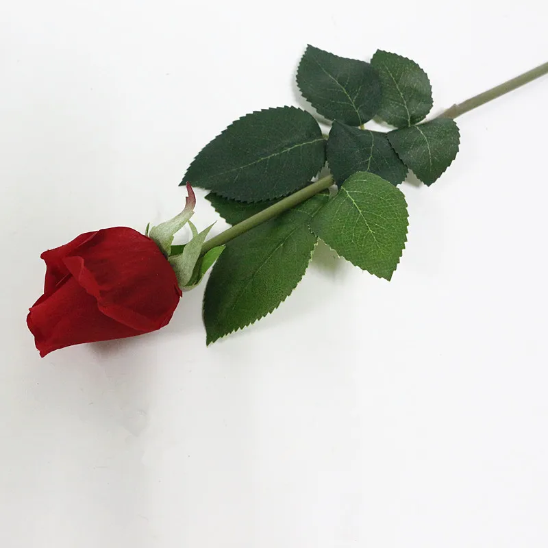 Flone Artificial Rose Flowers Real Touch Flowers Simulation Rose Flower Branch Bouquet Wedding Home Party Table Decor Floral (13)