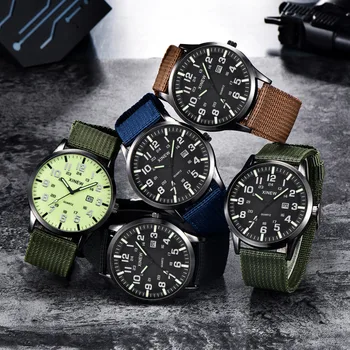 

Men's watch Stainless Steel Case Leather Band Quartz Analog Wrist Watch, sports watch for man