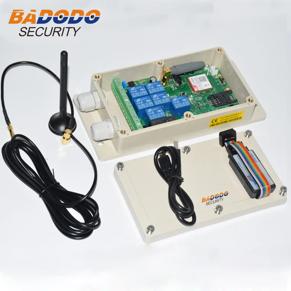 Badodo Seven relay output GSM remote controller Box (DC12V-24V Power supply) GSM Relay Support SMS Dial and DTMF to control