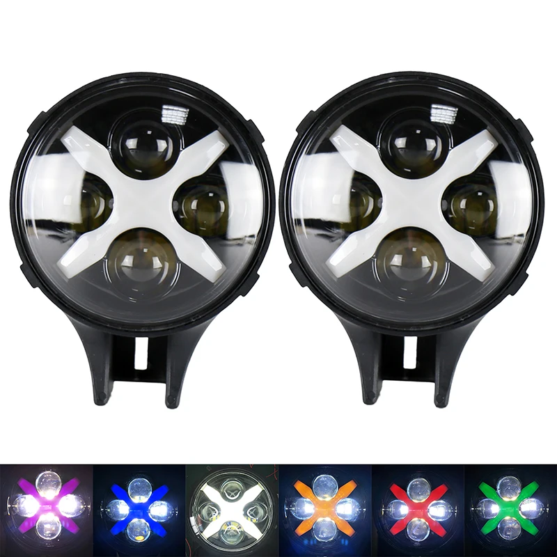 

2pcs 60w Led Work Light 6inch Round Led Driving Lamp with White Orange Yellow Amber Blue Green Red Daytime Running DRL X Offroad