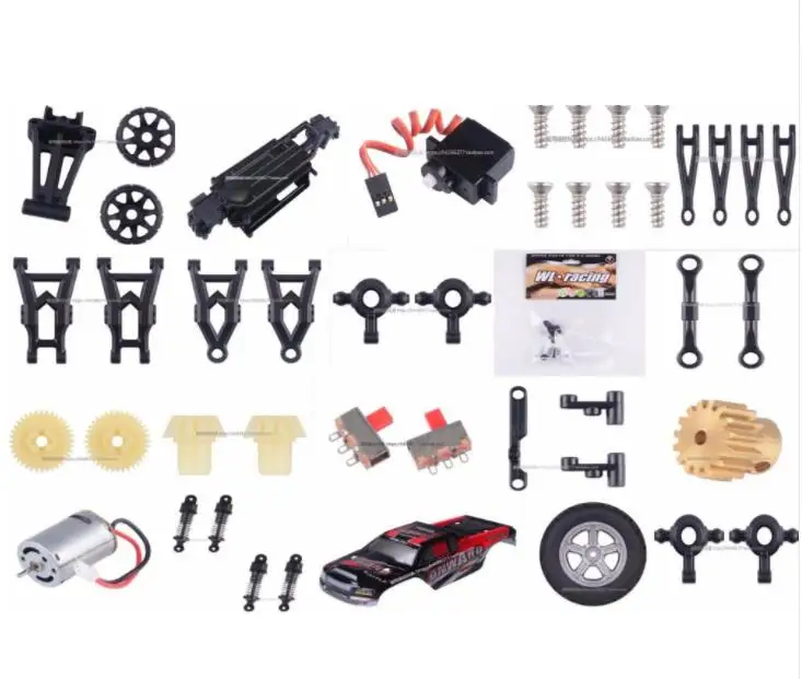 

Wltoys 20402 20404 20409 1/20 RC Car Spare parts motor servo gear Swing arm Steering cup car shell wheel Shock absorber etc.