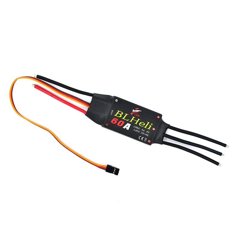 

1PC BLHeliSeries 12A 20A 30A 40A 50A 60A 80A Brushless ESC Electronic Speed Controller for Quadcopter Drone RC Model Aircraft