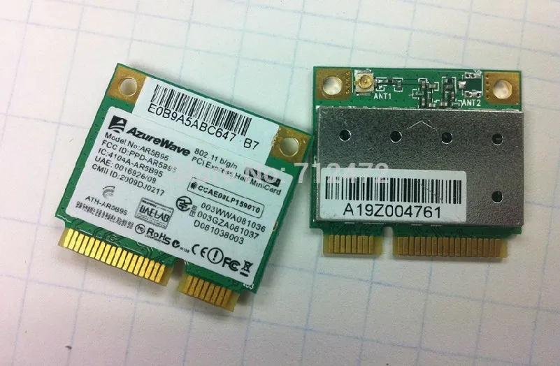 SSEA оптовые оригинальные новые беспроводные карты для AzureWave AR5B95 AR9285 мини карта PCI E