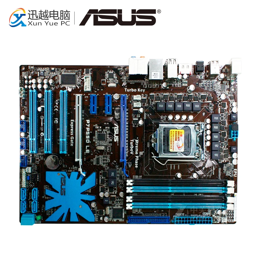 

Asus P7P55D LE Desktop Motherboard P55 LGA 1156 i5 i7 DDR3 16G SATA2 USB2.0 ATX