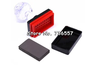 

5pcs High quality Photosensitive material rectangular stamp shell flash stamp materials rectangle pad 25*50mm 20*40mm
