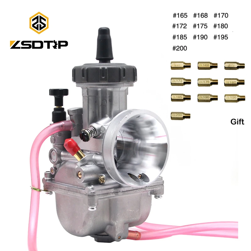 ZSDTRP Keih карбюратор 33 34 35 36 38 40 42 мм Racing Carb Универсальный 2T 4T для мотоцикла скутера