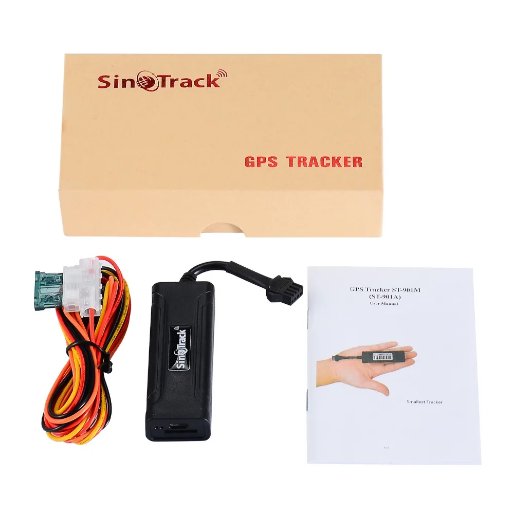 Mini GPS Tracker ST-901M Vehicle Tracking Device Car Motorcycle GSM Locator Remote Control With Real Time Monitoring System APP