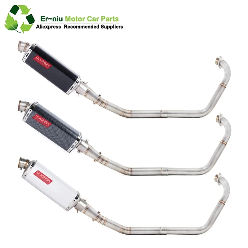 

R15 YZF-R15 MT15 Motorcycle Full System Exhaust Muffler Escape Modified Link Pipe Slip-On For yamaha R15 2008-2017