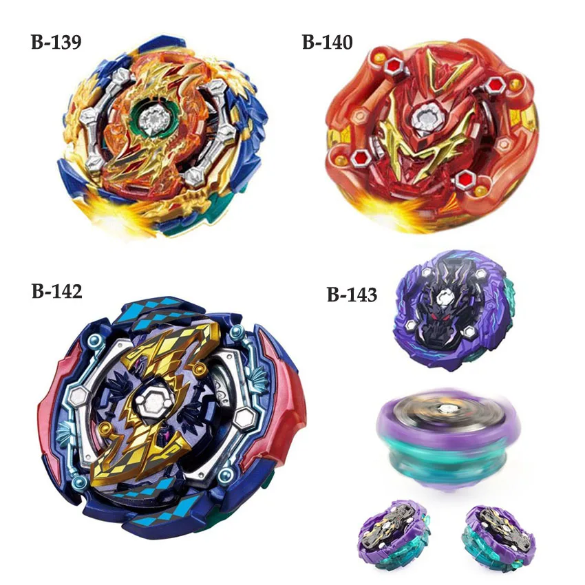 

New Blast Beyblades Launchers Toys B-139 B-140 B-142 B-143 Bayblade Toupie Explosion Metal God Pony Toy Bey Blade Blades