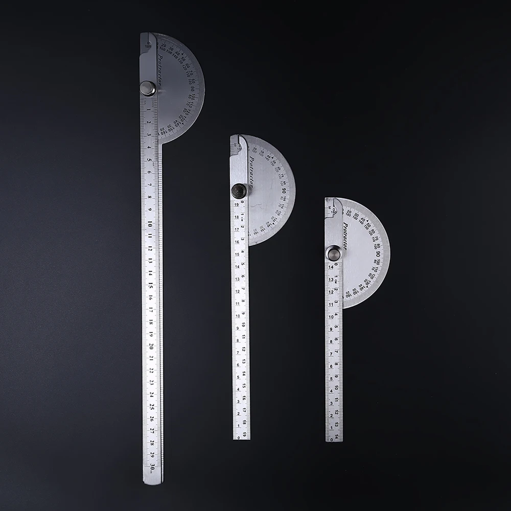 Нержавеющая сталь Protractor180 градусов угловой измерительный прибор поворотный