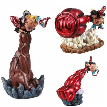 

ONE PIECE GK Great ape King gun Four stalls Monkey D. Luffy Transformation Big hand box-packed Anime model