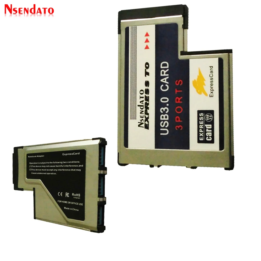 PCI-E Express Card 34mm 54mm Hidden USB 3.0 Adapter 3 Port For PC