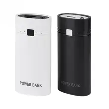 DIY 2*18650 аккумулятор портативный внешний аккумулятор чехол Зарядное устройство USB интерфейс