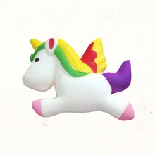 ZUCZUG NEW White Color Toys Kawaii Unicorn Squishy Slow Rising Cartoon Doll Cream Scented Decompression Toy High Quality squishy toy cute moon unicorn scented cream slow rising squeeze decompression toys mini wall windows decoration