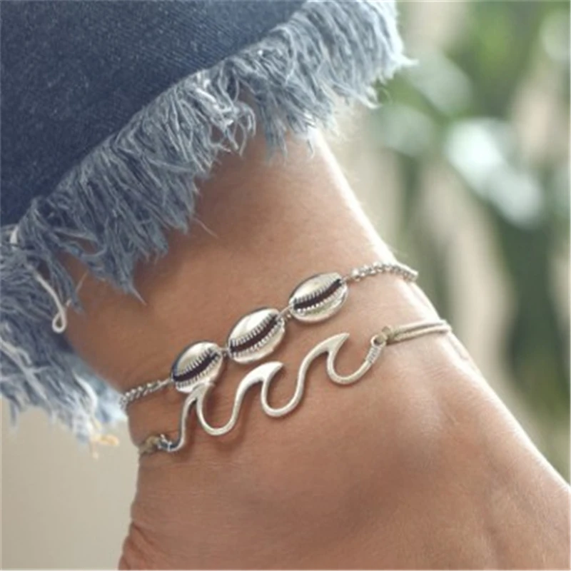

2019 New Arrival Beads pendant anklet beaded Summer Beach Foot Jewelry Fashion Style Anklet Female