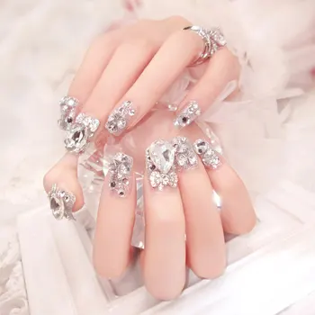 

Nail Art Transfer Stickers 24 Sheets Decals Manicure Decoration Tips Lady Bride