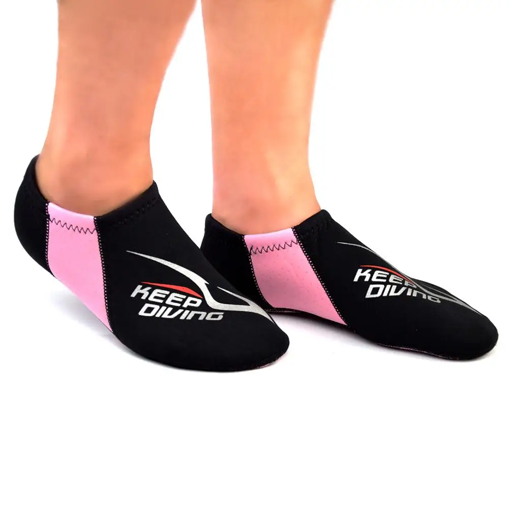3 мм цветной Неопреновый для дайвинга носки черный пляжная обувь для плавания Нескользящие предотвращают царапины подводное плавание оборудование плавники - Цвет: M