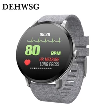 Dehwsg V11 Смарт-часы IP67 водонепроницаемое закаленное стекло активности Фитнес трекер монитор сердечного ритма краев Для мужчин женские умные часы