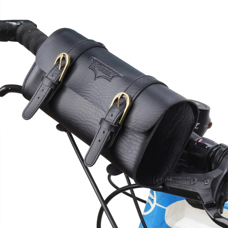 

Retro Bicycle Tail Bag PU Leather Cycling Bag Saddle Pouch Rear Pannier Personalized Riding Vintage Bike Bag Bicycle Accessories