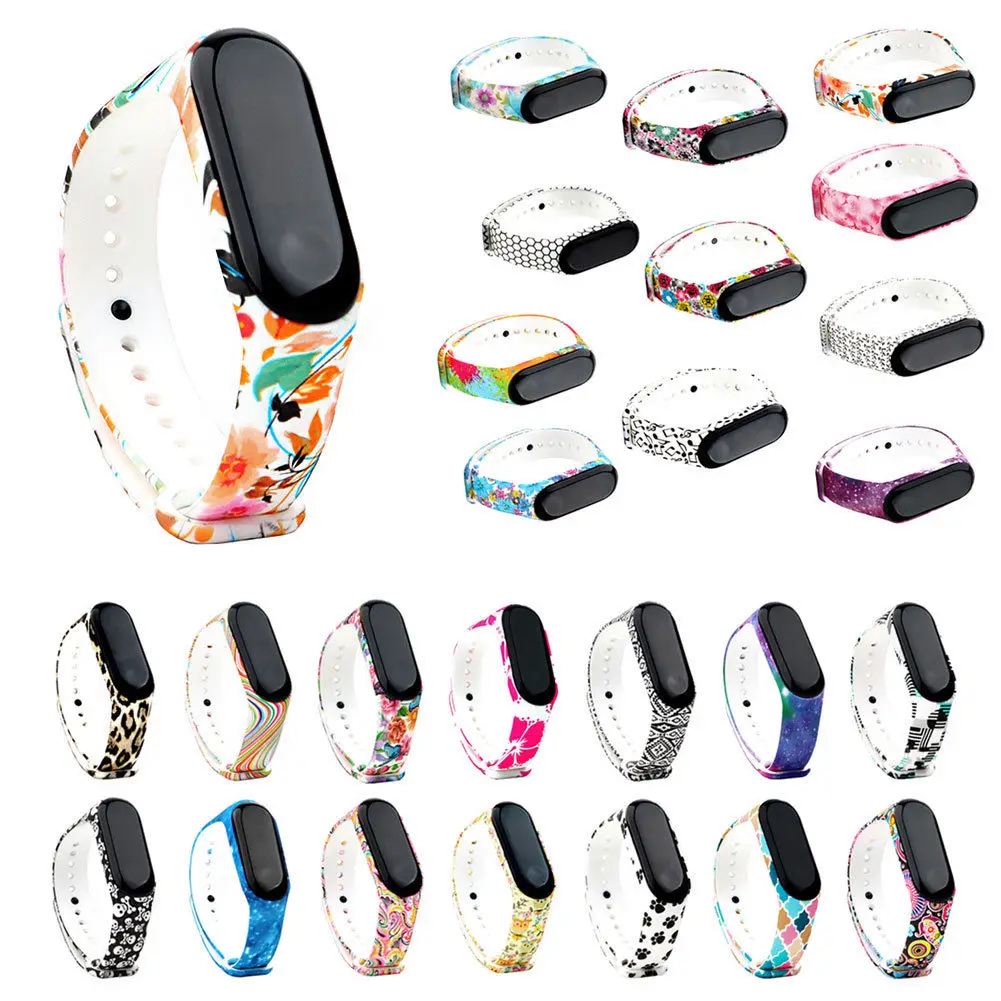 GYKZ модные спортивные часы силиконовый ремешок для xiaomi mi Band 3 аксессуары браслет