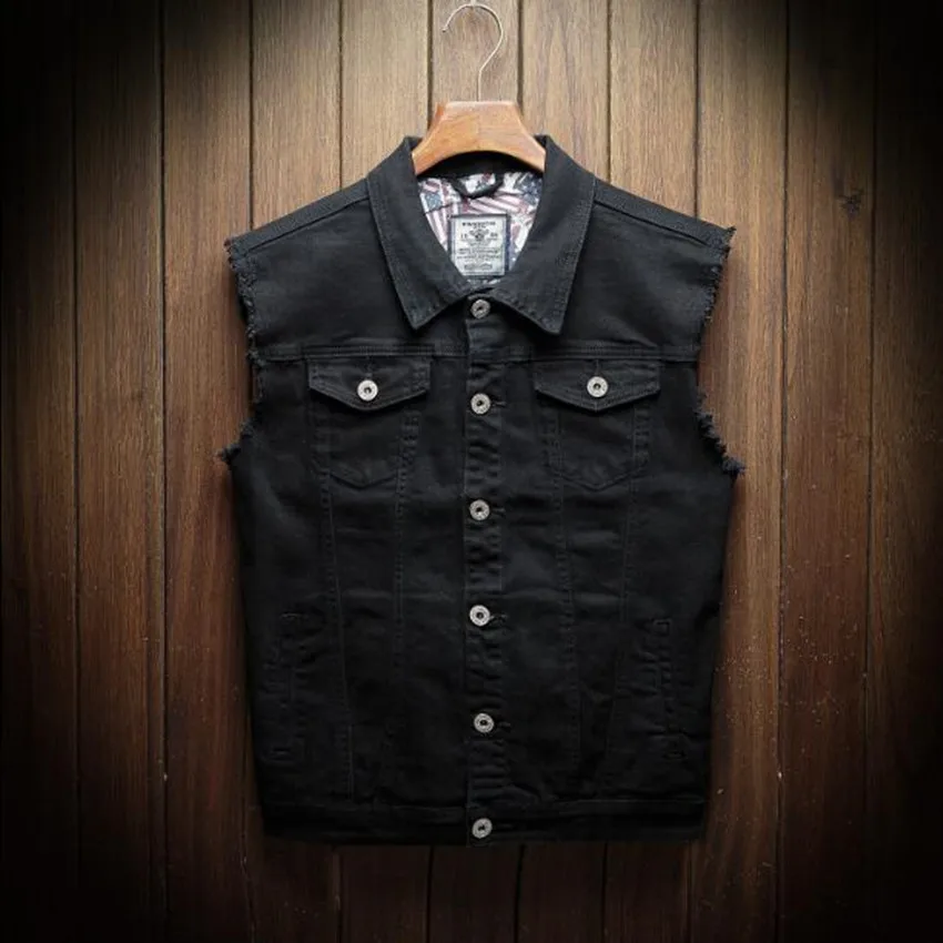 

European and American style jackets men high-end new denim jacket high quality summer trend jacket youth loose men jacket.