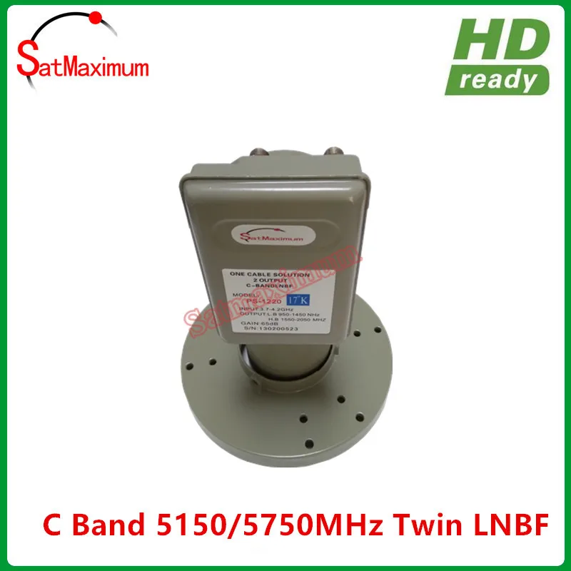 Цифровой C Band twin LNB спутниковая тарелка LNBF двойной выход 17K HDTV Band|c band lnb|c bandtwinning bands |