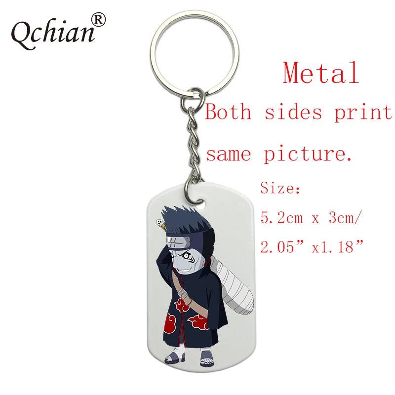 Аниме Наруто металлический брелок Obito Сасори Учиха Итачи Pain мультфильм