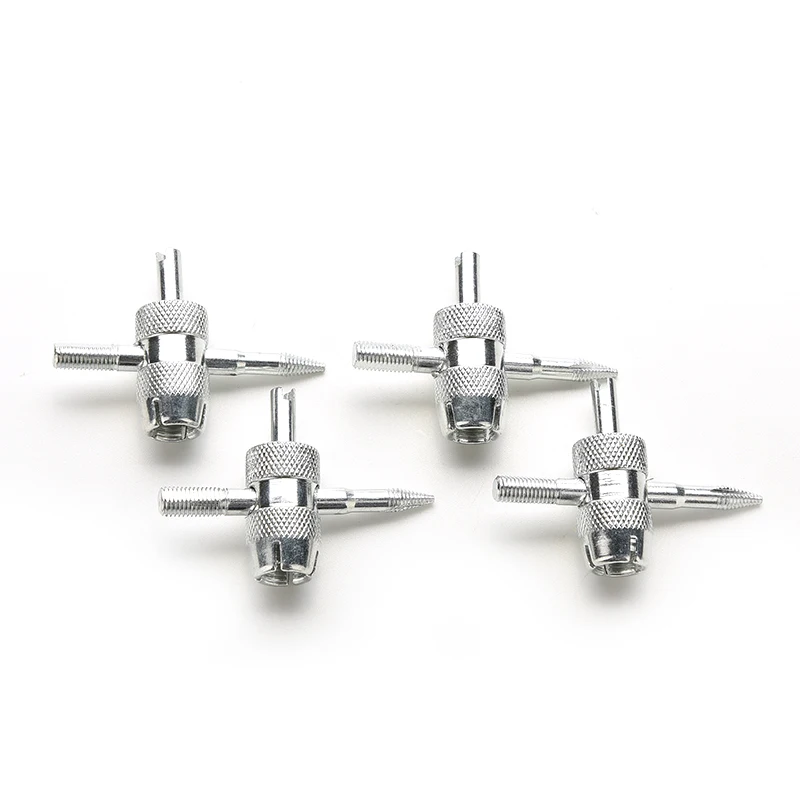 

1 pcs 4 In 1 Tire Screwdriver Valve Stem Repair Tool For Car Truck Bicycle Tire Cores Remover Installer 4-Way Tool