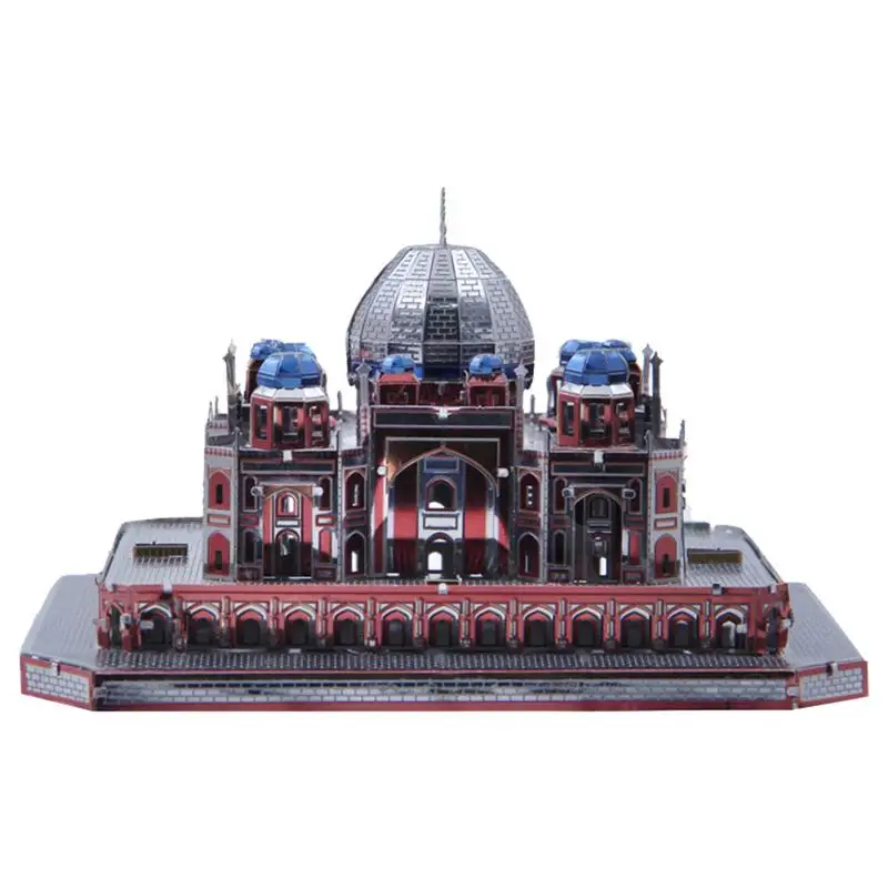

3D Metal Puzzle Mausoleum Of Humayun Model Assemble Model For Adult Children Stainless Steel Collection Puzzle Toys Gift
